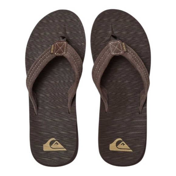 Quiksilver Other - Quiksilver Carver Suede Flip Flops for Men‎